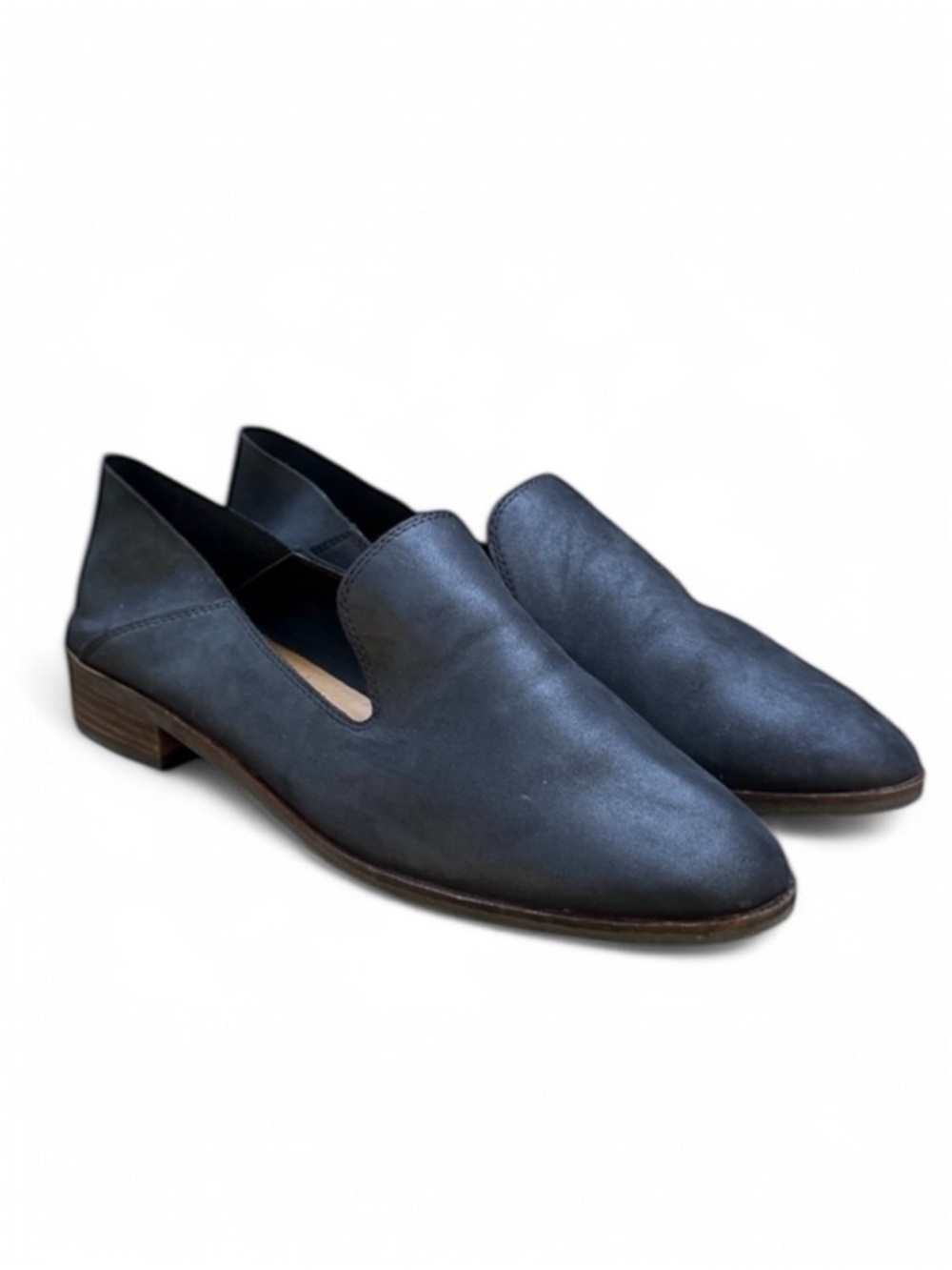 Lucky Brand Leather Slip-on Shoe in Black Women’s Size 9 1/2